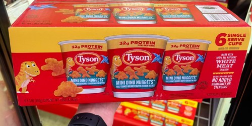 Tyson Mini Dino Nugget Chicken Cups Available at Sam’s Club – Packed with 32g Protein!