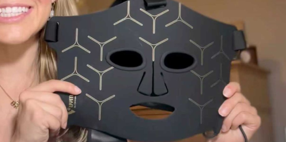 Red Light Therapy Mask Just $41 Shipped w/ Amazon Prime | Targets Wrinkles & Pores