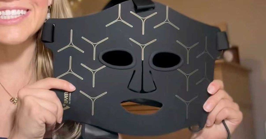 Red Light Therapy Mask Just $44.50 Shipped on Amazon | Targets Wrinkles & Pores