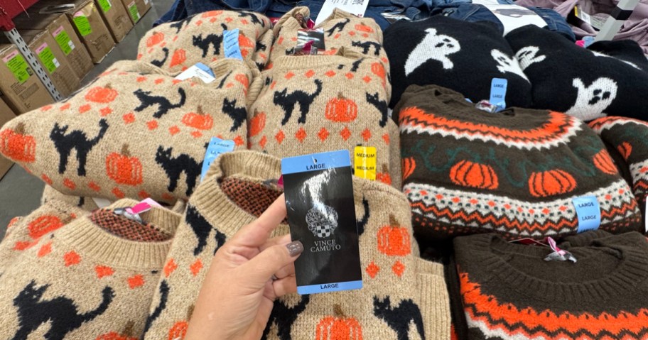 Vince Camuto Halloween Sweaters at Sam's Club