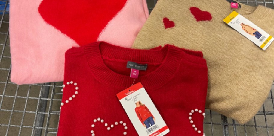 Vince Camuto Valentine’s Day & St. Patrick’s Day Sweaters Just $19.98 at Sam’s Club