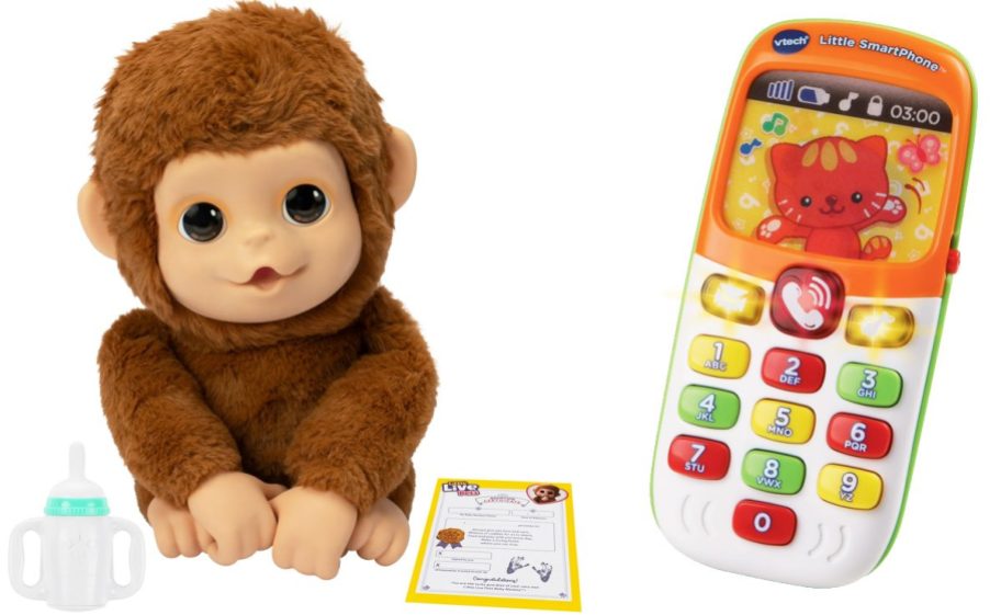 baby money and cell phone toys