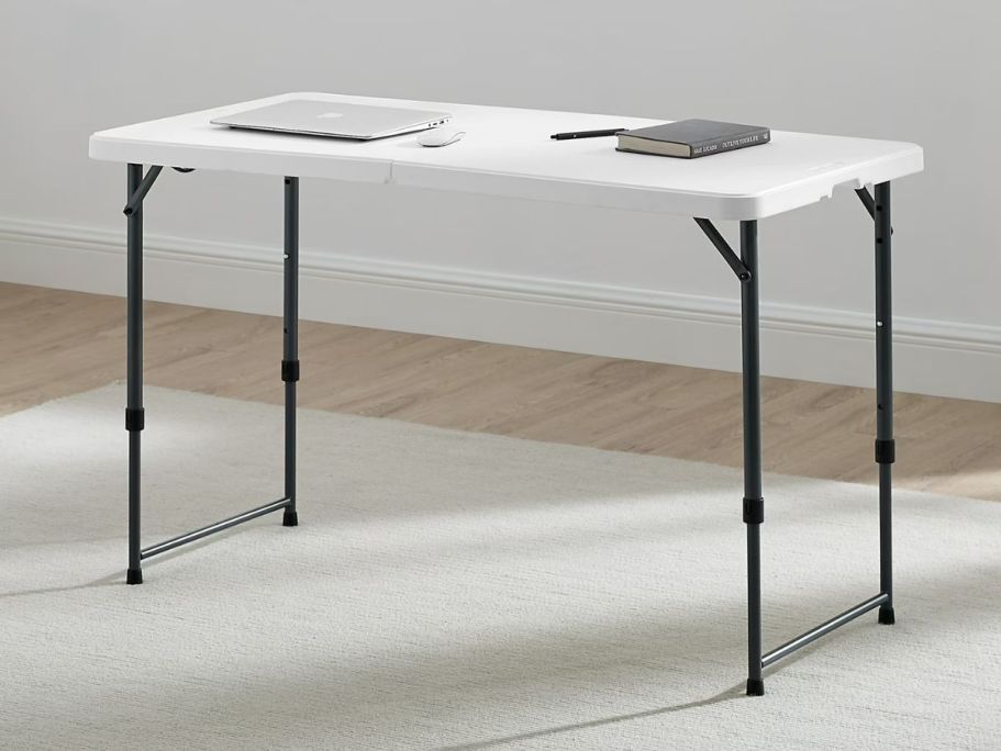Adjustable 4-Foot Folding Table Just $38.94 Shipped on Walmart.com