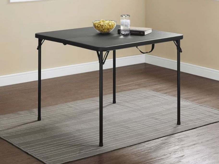 Mainstays 34" Square Resin Fold-in-Half Table