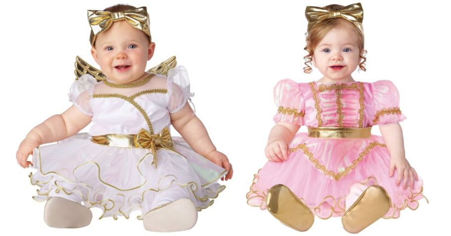 Way To Celebrate Angel and pink princess Infant Halloween Costume