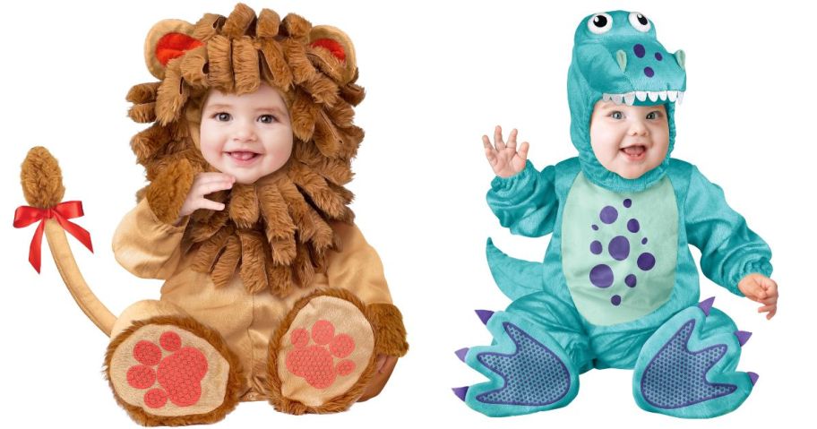 Way To Celebrate Baby Lion and t-rex Halloween Costume