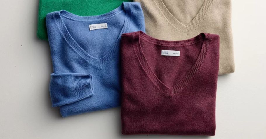 It’s Almost Sweater Weather! Save Up to 60% Off Women’s Styles on Kohls.com