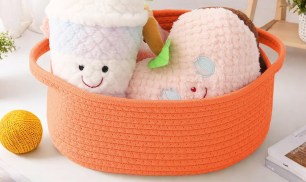 Rope Storage Basket 3-Pack Only $12.99 Shipped w/ Amazon Prime | Perfect for Halloween Goodies!