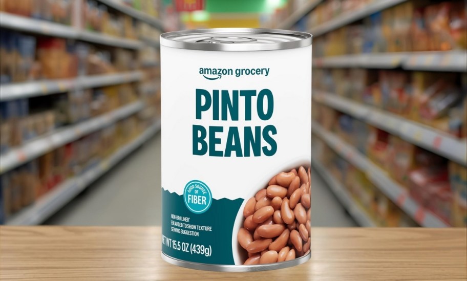a can of amazon pinto beans