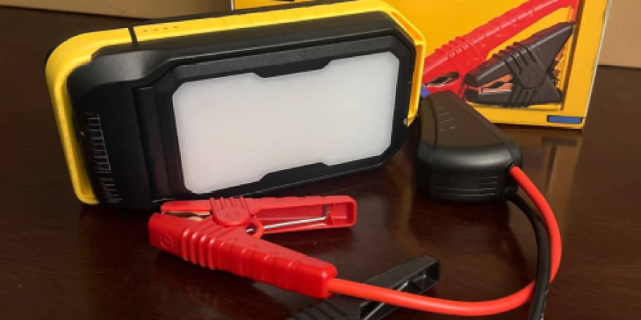 Portable Jump Starter w/ Light & Power Bank Only $29.99 Shipped on Amazon