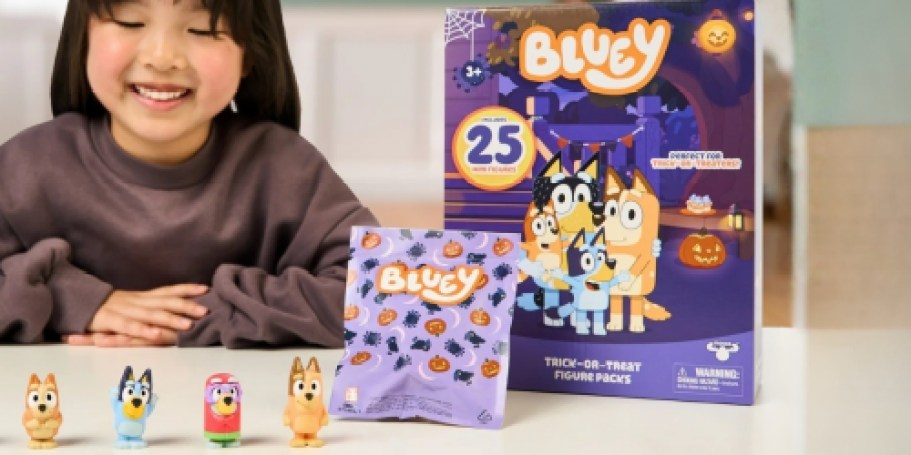 Bluey Halloween Mini Figures 25-Pack Just $10 on Walmart.com (Fun Candy Alternative)