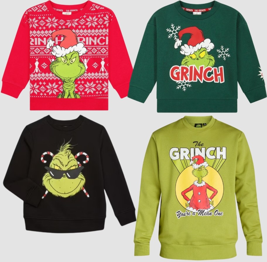 boys grinch sweatshirts with a mens grinch sweatshiert
