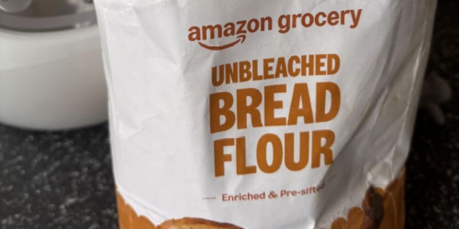 Amazon Grocery Bread Flour 5lb Bag Only $2 Shipped