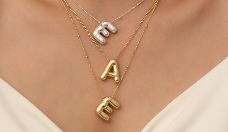 Initial Necklaces from $3.99 on Amazon (Reg. $10) | Easy Stocking Stuffers