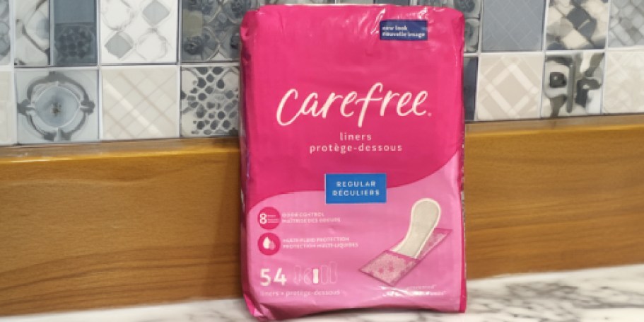 Carefree Panty Liners 54-Count Just $2.50 Shipped on Amazon + More