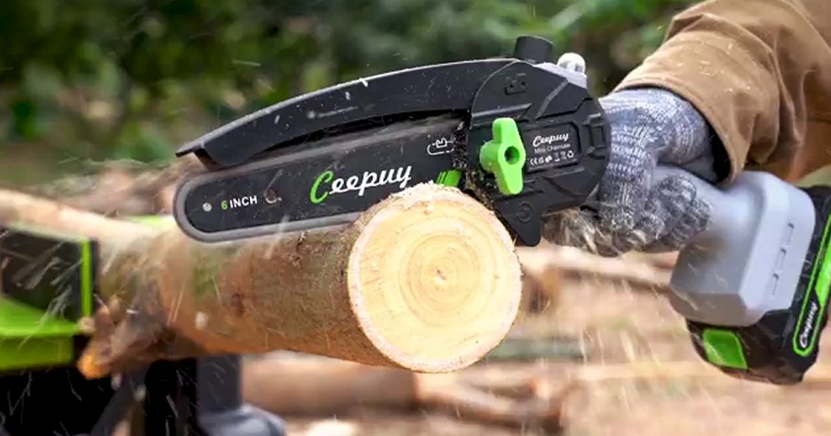 Mini Cordless Chainsaw Only $26.99 on Amazon (Reg. $56)