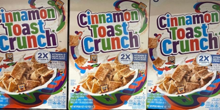 Large Cinnamon Toast Crunch Cereal Box Only $1.87 Shipped on Amazon