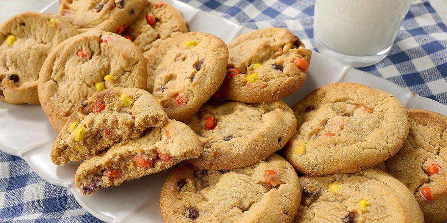 cookies on white plate 