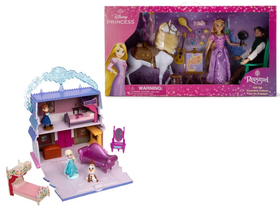 mini micro anna and else playset
