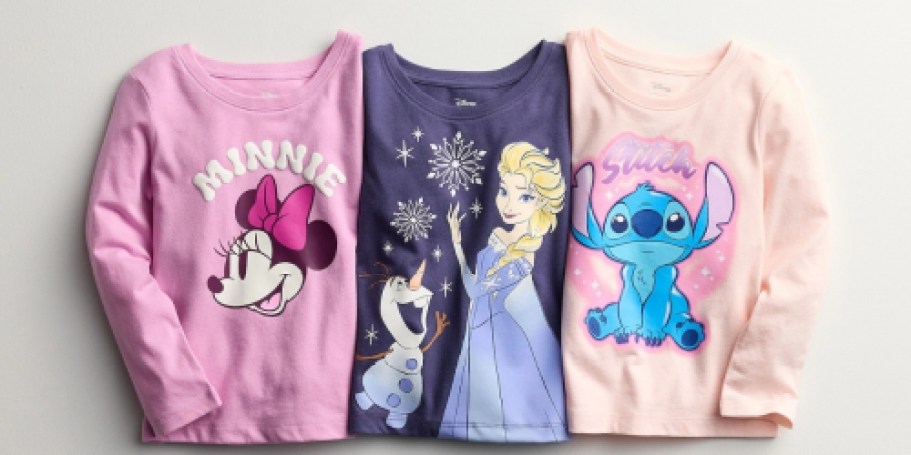 Disney Clothing from $3.66 Shipped on Kohls.com