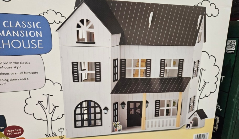 large sam's club doll house