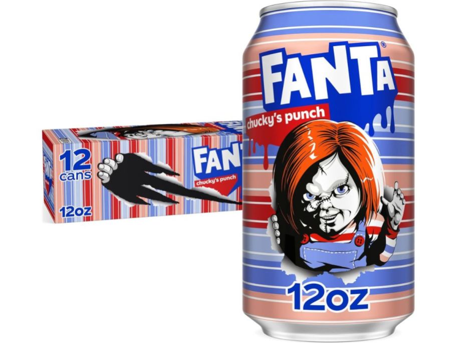 Fanta Chucky's Fruit Punch Soda 12oz 12-Pack