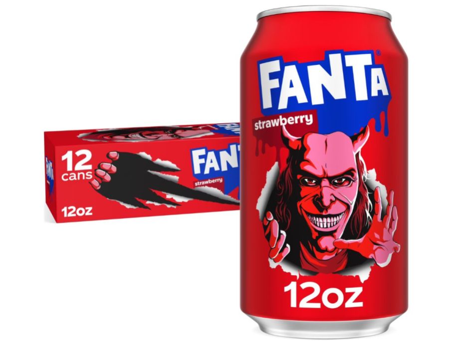 Fanta Strawberry Soda 12oz 12-Pack - Black Phone
