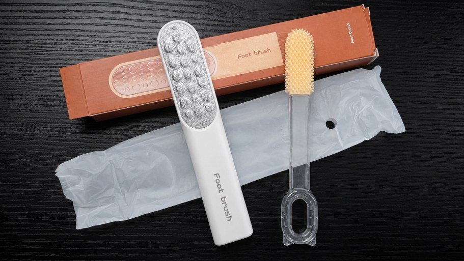 Double-Sided Foot File w/ Toe Brush Just $3.99 on Amazon