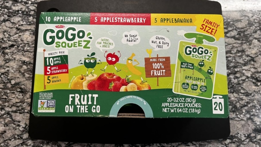 GoGo SqueeZ Organic Applesauce Pouches 20-Pack Only $9.92 Shipped on Amazon