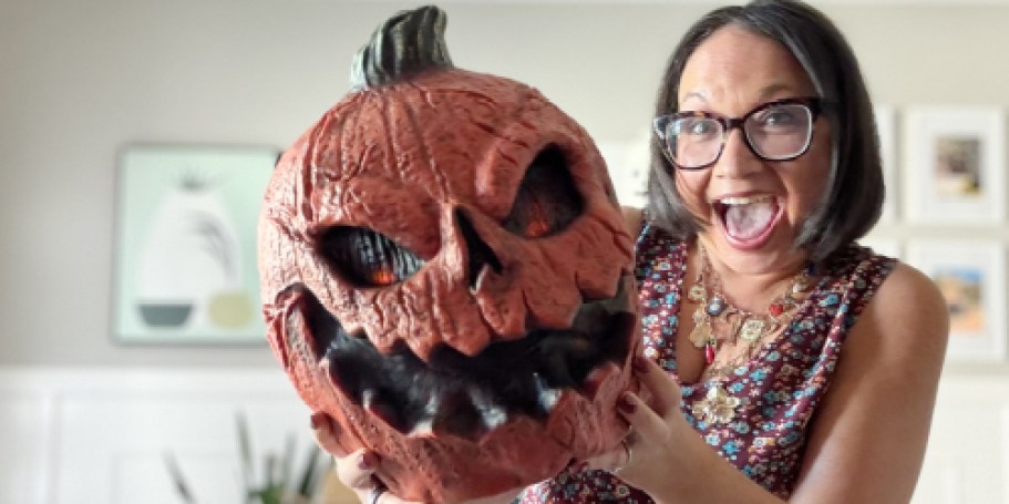 Spook Up Your Porch with This Animated Talking Halloween Pumpkin