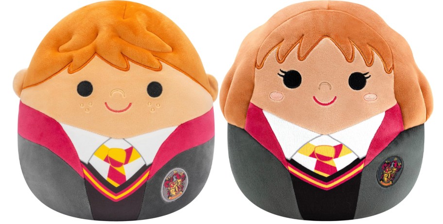 ron and hermione plush squishmallows 