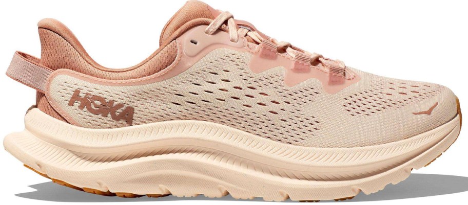 peach hoka shoe