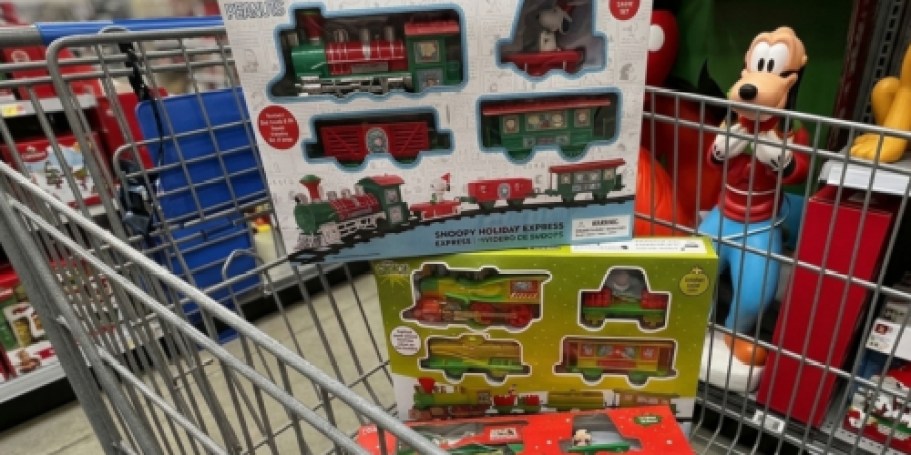 Grinch, Disney, & Peanuts Christmas Trains Just $14.98 at Walmart | Cheaper Than Last Year!