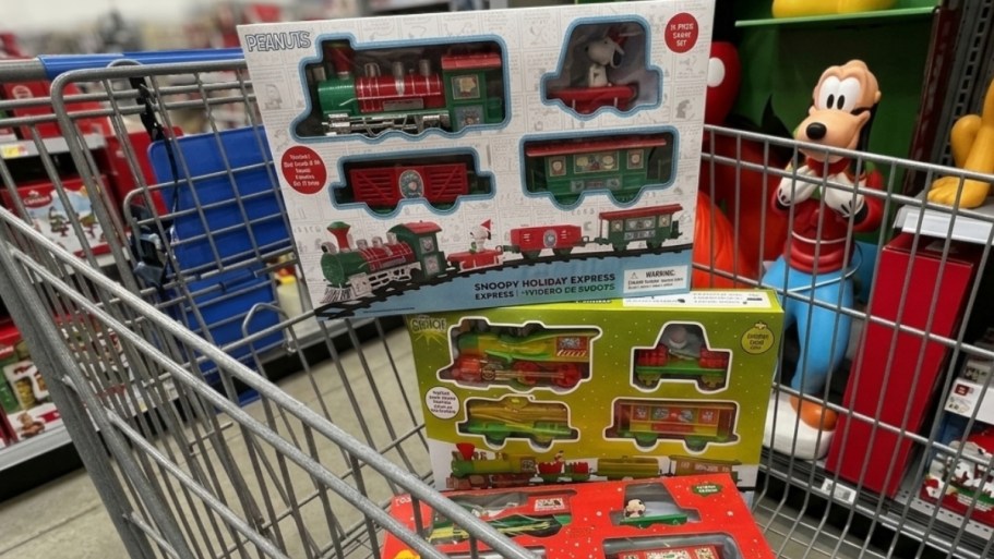 Grinch, Disney, & Peanuts Christmas Trains Just $14.98 at Walmart | Cheaper Than Last Year!