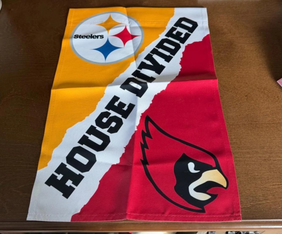 steelers and cardinals divided flag