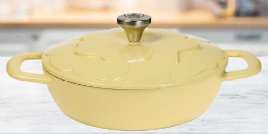 Cast Iron Floral Dutch Oven from $24.95 Shipped (Reg. $50)