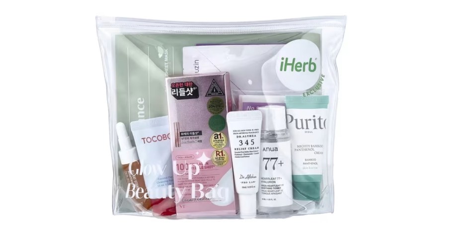 iherb exclusive Korean Glow Up Beauty Bag