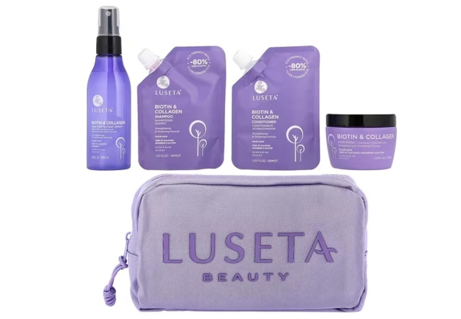 stock photo of Luseta Beauty, iHerb Exclusive, Biotin & Keratin Hair Care Bag