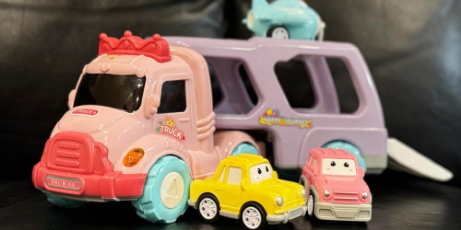 Car Carrier Truck Toy Just $8 on Amazon (Reg. $27)