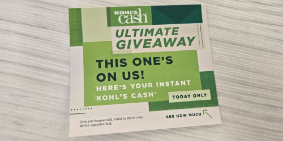 Every Kohl’s Shopper Gets FREE Kohl’s Cash This Weekend (Up to $100!)