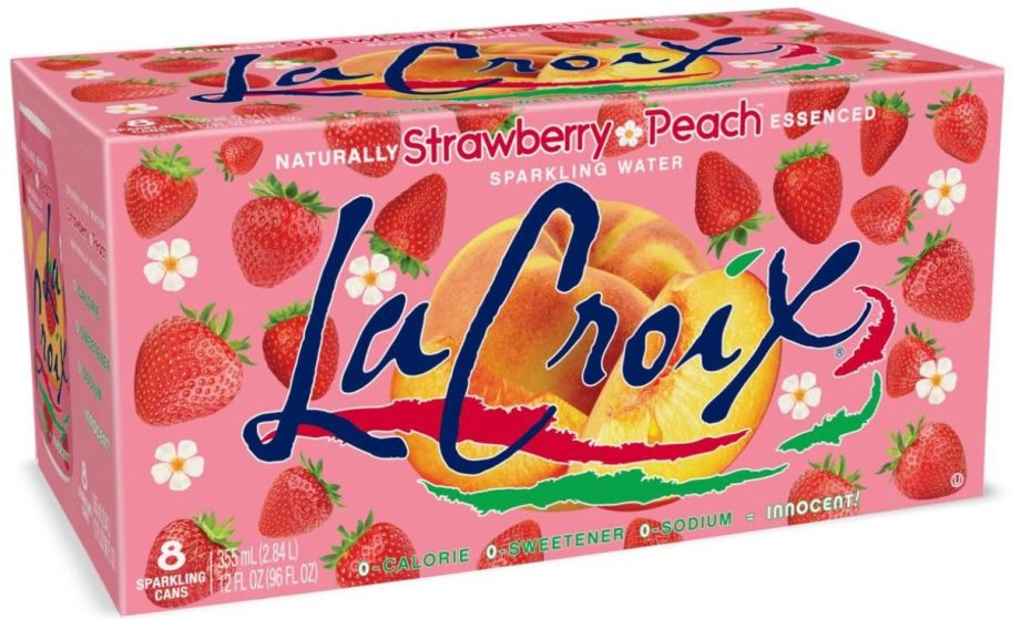 LaCroix Sparkling Water 12oz 8-Pack in Strawberry Peach