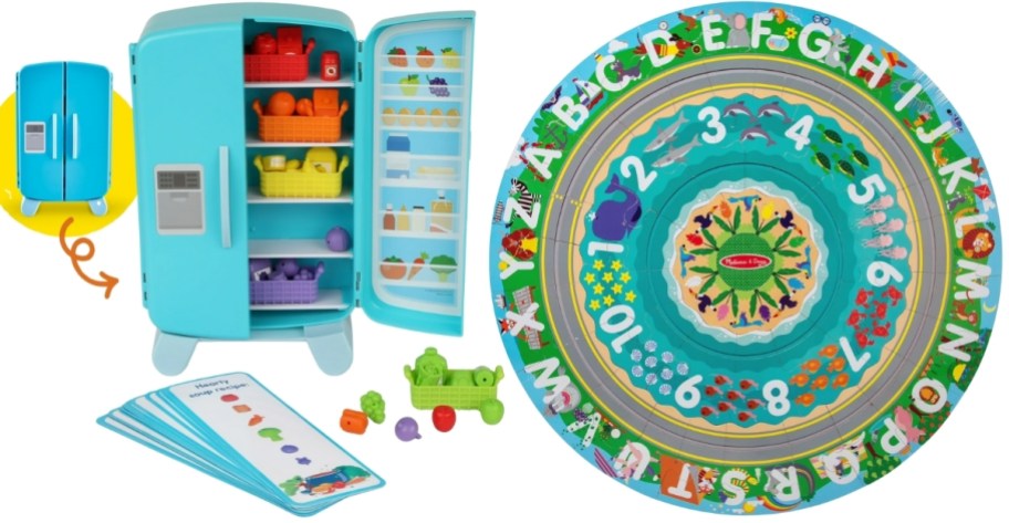 sortin fridge and floor puzzle