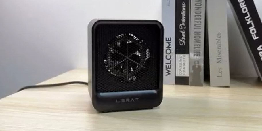 Electric Ceramic Space Heater Only $9.99 on Amazon