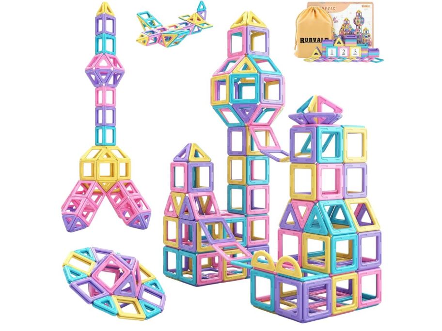 magnetic building tiles set