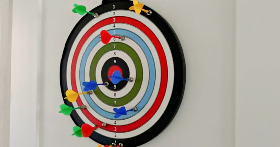 Magnetic Dart Board Game Just $13.99 on Amazon (Reg.$28)