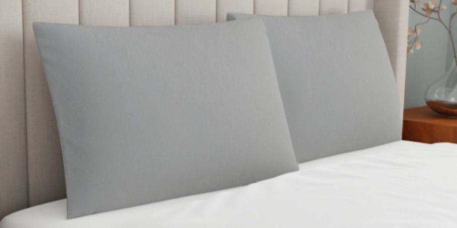 Mainstays Bed Pillow 2-Pack w/ Cases Just $6.98 on Walmart.com