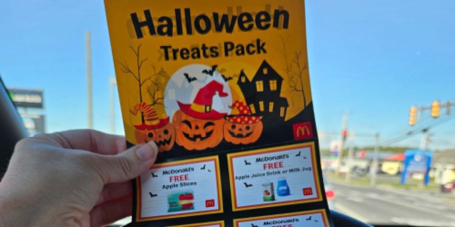 McDonald’s Halloween Treat Coupon Book Only $2 = Get 12 Food Freebies!