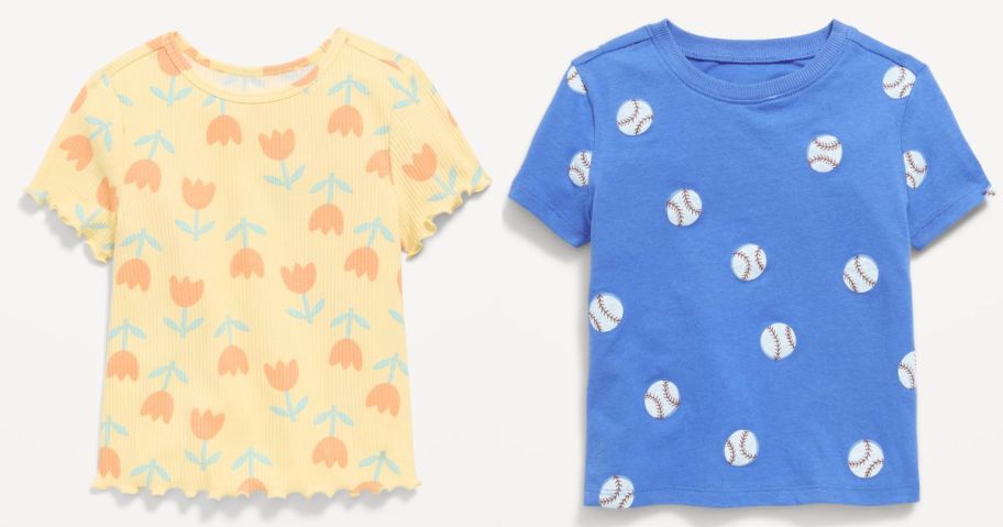 two old navy toddler tops