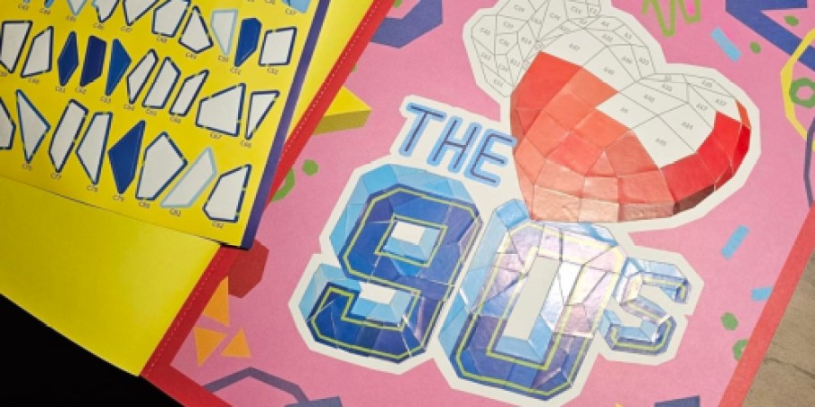 Nostalgic Paint By Sticker 90’s Edition Book on Amazon (Will Sell Out!)