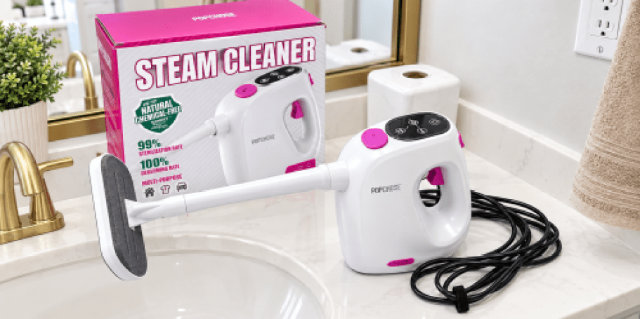 Portable Steam Cleaner Just $23.99 Shipped on Amazon (Reg. $60)